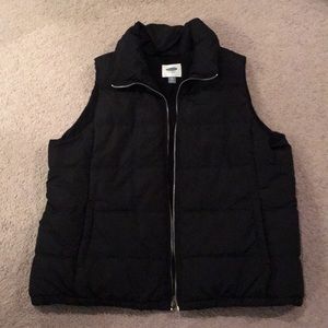 Black Puffer Vest XXL